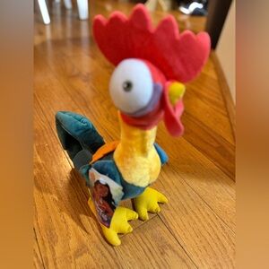 DISNEY Moana Hei Hei 13” Plush Clucking Dancing Chicken Rooster Animated Works